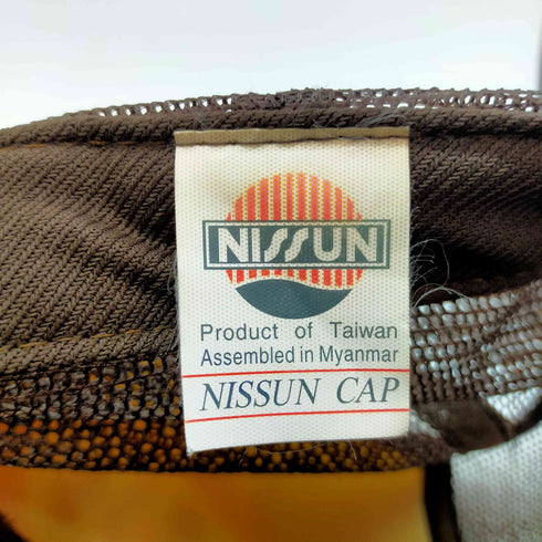 ニッサンカップ NISSUN CAP 企業ロゴ プリント メッシュ トラッカーズキャップ メンズ